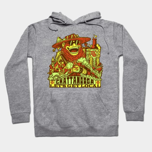 Chattanooga: Let's Get Local Hoodie by PD_ToonShop